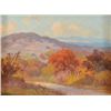 Image 2 : Porfirio Salinas Autumn Landscape Oil Painting