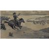 Image 2 : Robert Farrington Elwell "Cavalry Attack" Oil