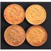 Image 1 : 4 US $5 Gold Coins