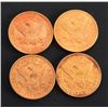 Image 2 : 4 US $5 Gold Coins