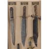 Image 4 : Cased Collection of 5 Antique Bowie Knives