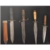 Image 3 : Cased Collection of 4 Bowie Knives