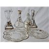 Image 1 : Victorian Era Silver Overlay Glassware