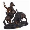 Image 2 : Theodore Bau "Buffalo Hunt" Bronze