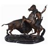 Image 4 : Theodore Bau "Buffalo Hunt" Bronze