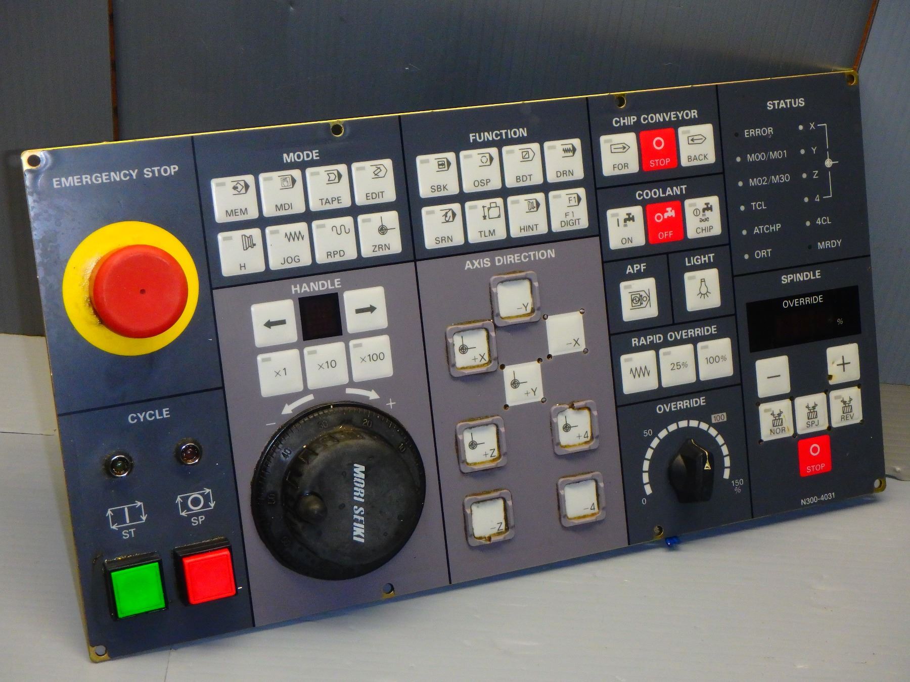 FANUC/ MORI SEIKI CONTROL PANEL SV-500 E54011B01