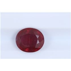 3.53ct Ruby Oval cut