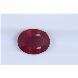 2.83ct Ruby Oval cut
