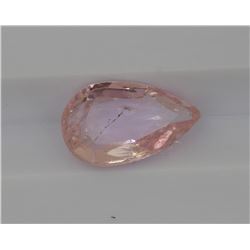 1.57ct Light Pink Tourmaline Pear cut