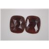 Image 1 : 36.57ct GIA Approved Ruby Slice 2pcs Cushion cut
