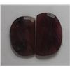 Image 1 : 21.82ct GIA Approved Ruby sapphire slice Fancy cut