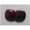 Image 1 : 37.39ct GIA Approved Ruby Slice 2pcs Fancy cut