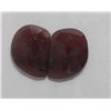 Image 1 : 26.38ct GIA Approved Ruby Slice 2pcs Fancy cut