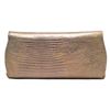 Image 2 : Judith Leiber Silver Lizard Crystal Front Evening Bag Clutch