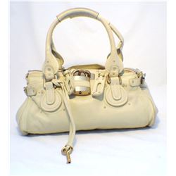 Chloe Beige Leather Handbag