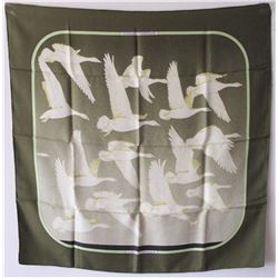 Authentic Hermes Vintage-Oiseaux Migrateur Silk Scarf- Rare