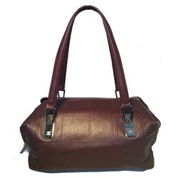 Chanel Burgundy Caviar Leather Square Quilted Shoulder Bag Tote