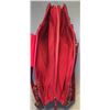 Image 9 : Chanel Red Quilted PVC Model Overnight Tote Travel Bag
