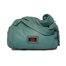 Valentino Teal Leather Shoulder Bag