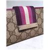 Image 3 : Gucci Monogram Purple Striped Canvas Wallet