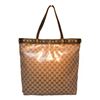 Image 3 : Gucci Coated Monogram Canvas Studded Shopping Bag Tote