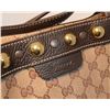 Image 5 : Gucci Coated Monogram Canvas Studded Shopping Bag Tote