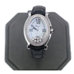 Chopard Happy Sport Oval with large Diamond Bezel