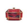 Image 2 : Judith Leiber Vintage Red Swarovski Crystal Minaudiere