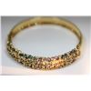 Image 2 : BRAZIL ALEXANDRITE 6.64CT 18K YELLOW GOLD BANGLE