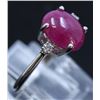 Image 2 : 3.40ct Ruby 14K white Gold Ring