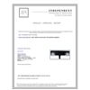 Image 3 : 18K WHITE GOLD DIAMOND EARRING:6.30 GRAMS/DIAMOND:0.36CT