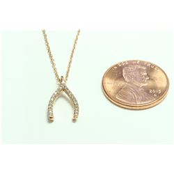 14K Pendant:2.1g/Diamond:0.1ct