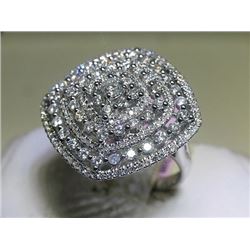 1.65ct Diamond 14K White Gold 8.00gm Ring