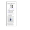 Image 2 : 6.19ct Tanzanite Cabochon 14K White Gold Pendant