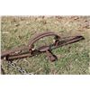 Image 2 : 4 1/2 Wolf Antique Trap, Porcupine Plains, Fred Kozile, W/ Drag Chain And Hook