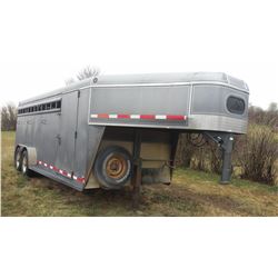 1999 Southland 7'x20' Horse Trailer