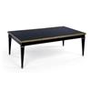 Image 1 : GERARD MILLE LOW TABLE, 1940s ebonized woo...