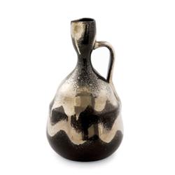 JEAN BESNARD PITCHER, 1930s black and silv...