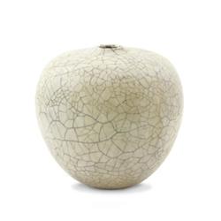 RAOUL LACHENAL VASE, CA. 1930 craquelé gla...