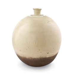 JEAN BESNARD VASE, CA. 1927 beige craquelé...
