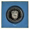 Image 2 : 1971 Panama 20 Balboas Proof Silver Coin with Original Box & COA