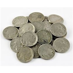 Lot of (25) U.S. Buffalo Nickels