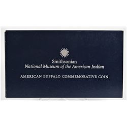 U.S. 2001-P Proof American Buffalo Commemorative Silver Dollar with Original Box and COA