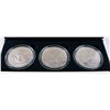 Image 3 : U.S. 1994 U.S. Veterans 3 Coin Commemorative Silver Dollar Set with Original Box and COA