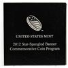 Image 1 : U.S. 2012-P Star-Spangled Banner Commem. Coin Program Proof Silver Dollar with Original Box and COA