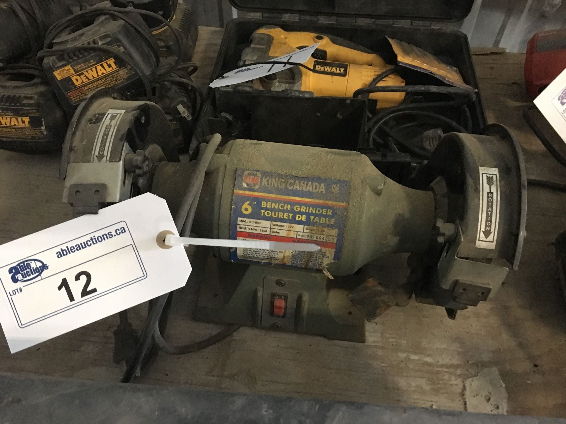 King 6 Bench Grinder