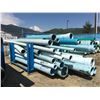 Image 1 : LOT OF C900 WATER MAIN PIPE WITH BLUE STEEL RACK
