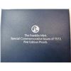 Image 1 : Franklin Mint Special Commemorative Issues 1972 First Edition Sterling Silver