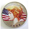 Image 1 : 1922 Peace Dollar  colorized
