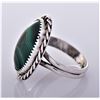 Image 3 : Native American Sterling Silver Malachite Rope